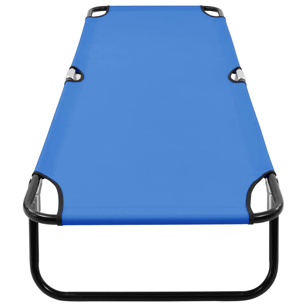 Folding Sun Lounger Steel