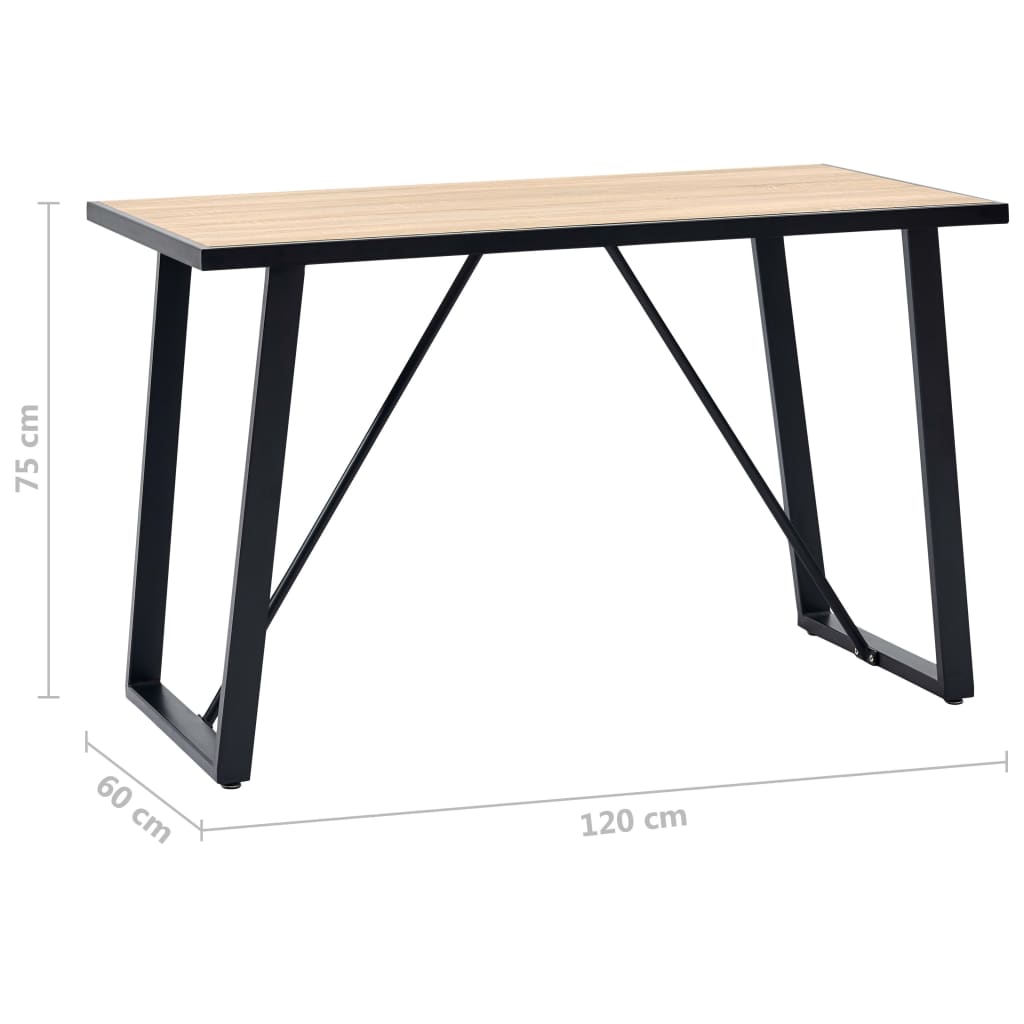 Dining Table Oak Mdf