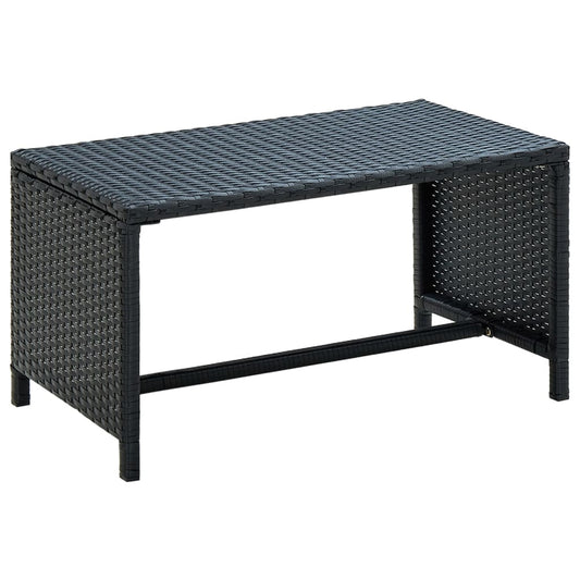 Coffee Table 27.6&quot;X15.7&quot;X15&quot; Poly Rattan