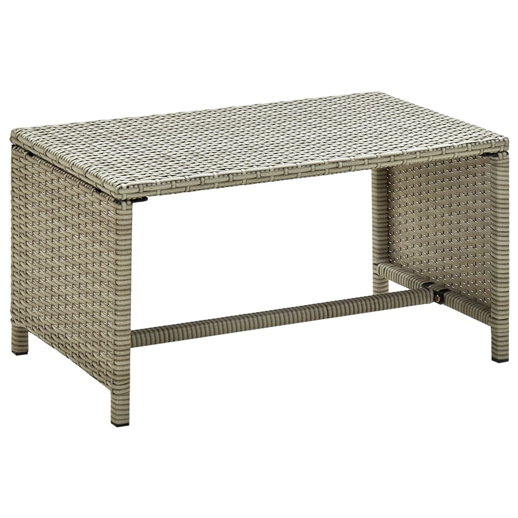 Coffee Table 27.6&quot;X15.7&quot;X15&quot; Poly Rattan