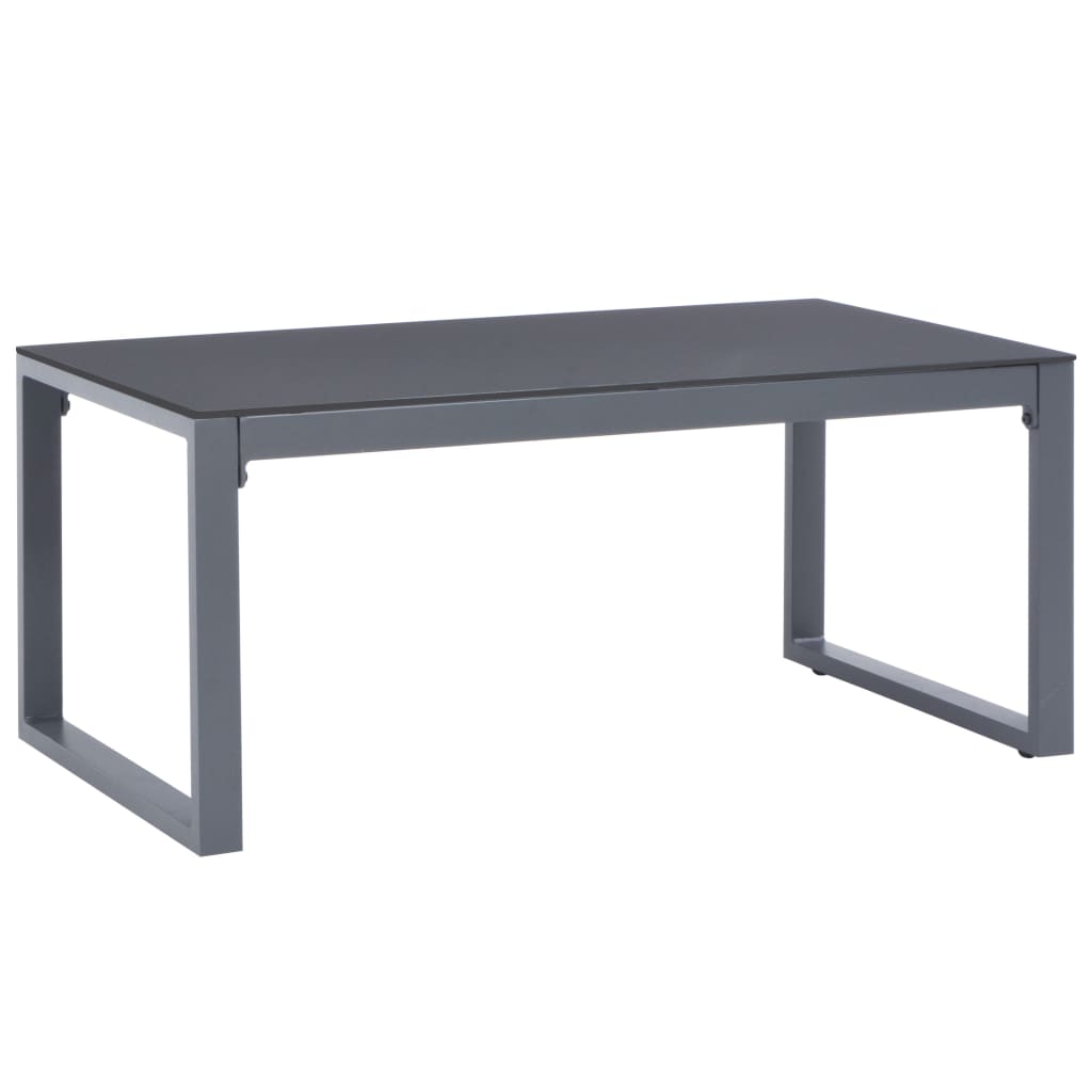 Coffee Table 35.4&quot;X19.7&quot;X15.7&quot; Aluminum