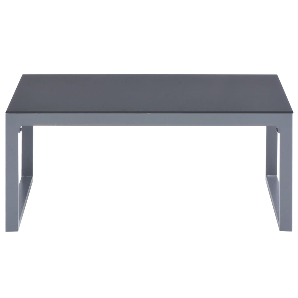 Coffee Table 35.4&quot;X19.7&quot;X15.7&quot; Aluminum