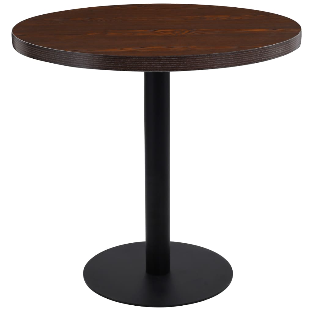 Bistro Table Light Brown 23.6&quot; Mdf