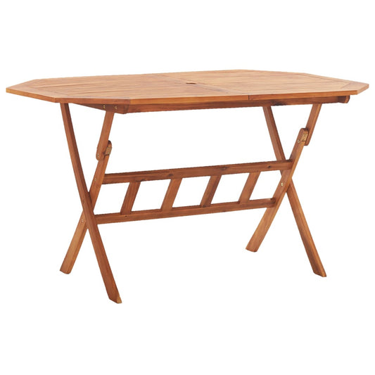 Folding Patio Table Solid Wood Acacia