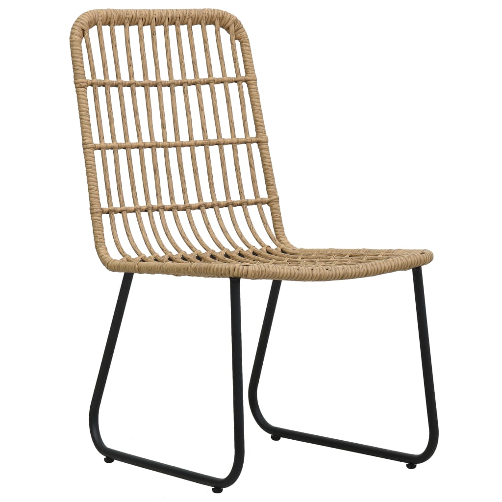 Patio Chairs 2 Pcs Poly Rattan