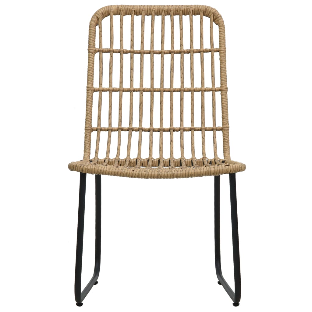 Patio Chairs 2 Pcs Poly Rattan