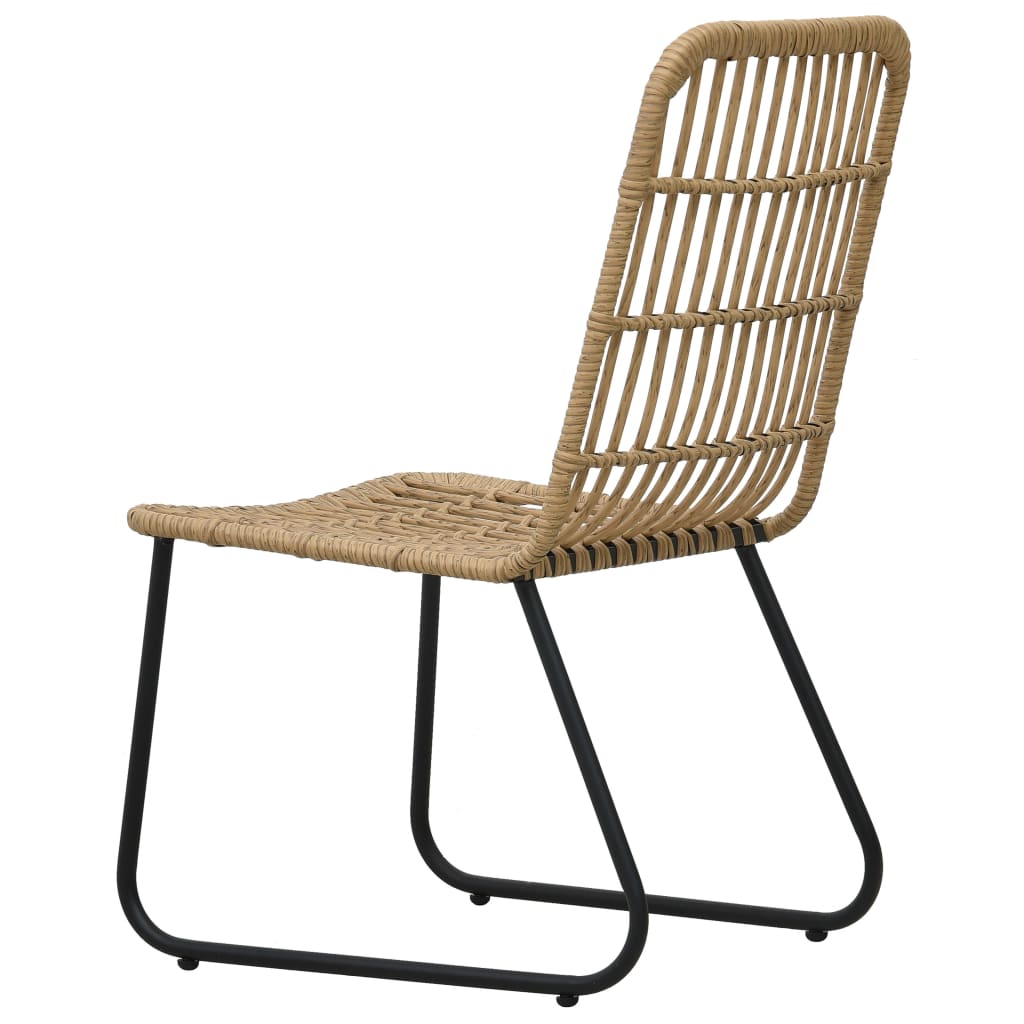 Patio Chairs 2 Pcs Poly Rattan