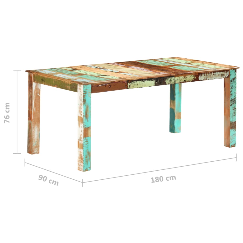 Dining Table Solid Reclaimed Wood