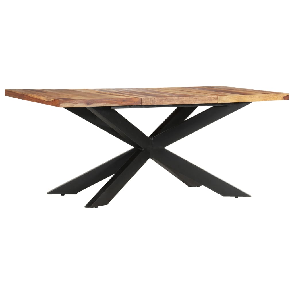 Dining Table 70.9&quot;X35.4&quot;X29.9&quot; Solid Rough Mango Wood