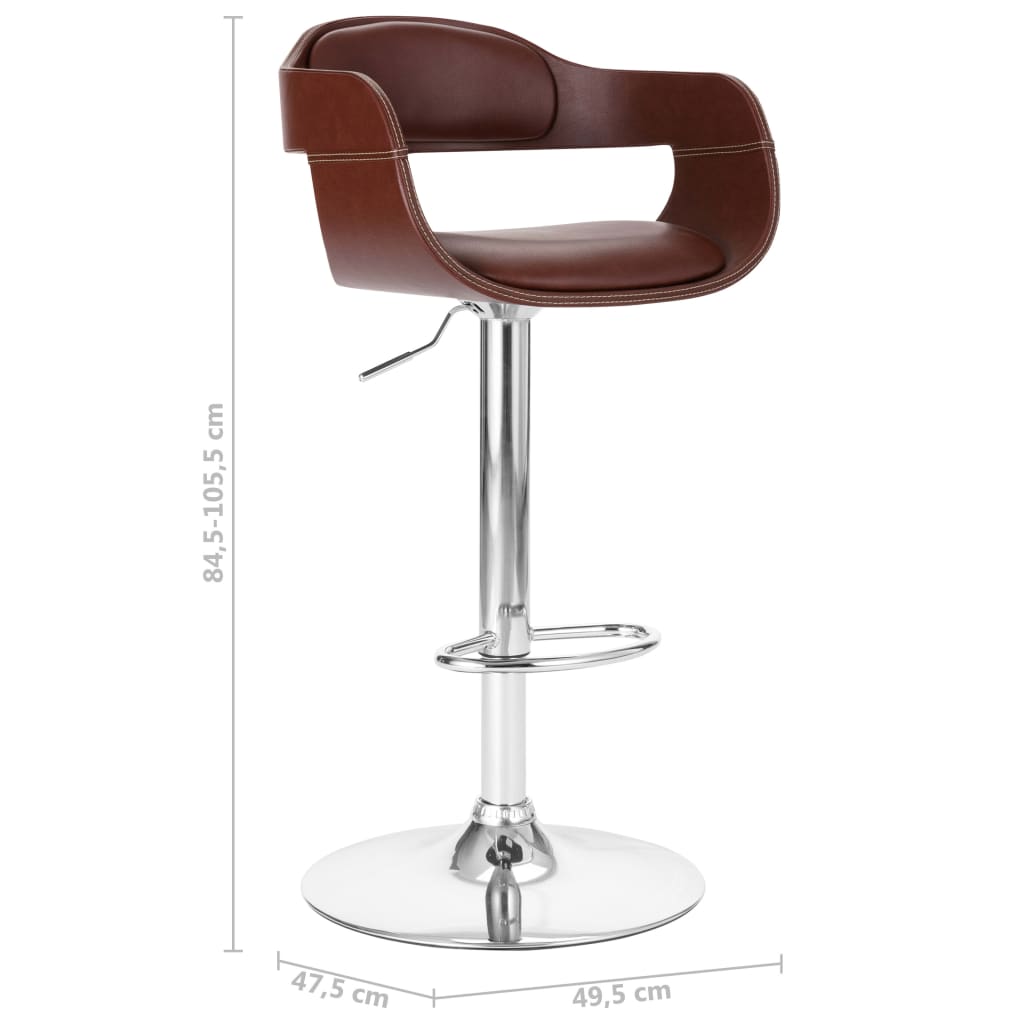 Bar Stool Faux Leather