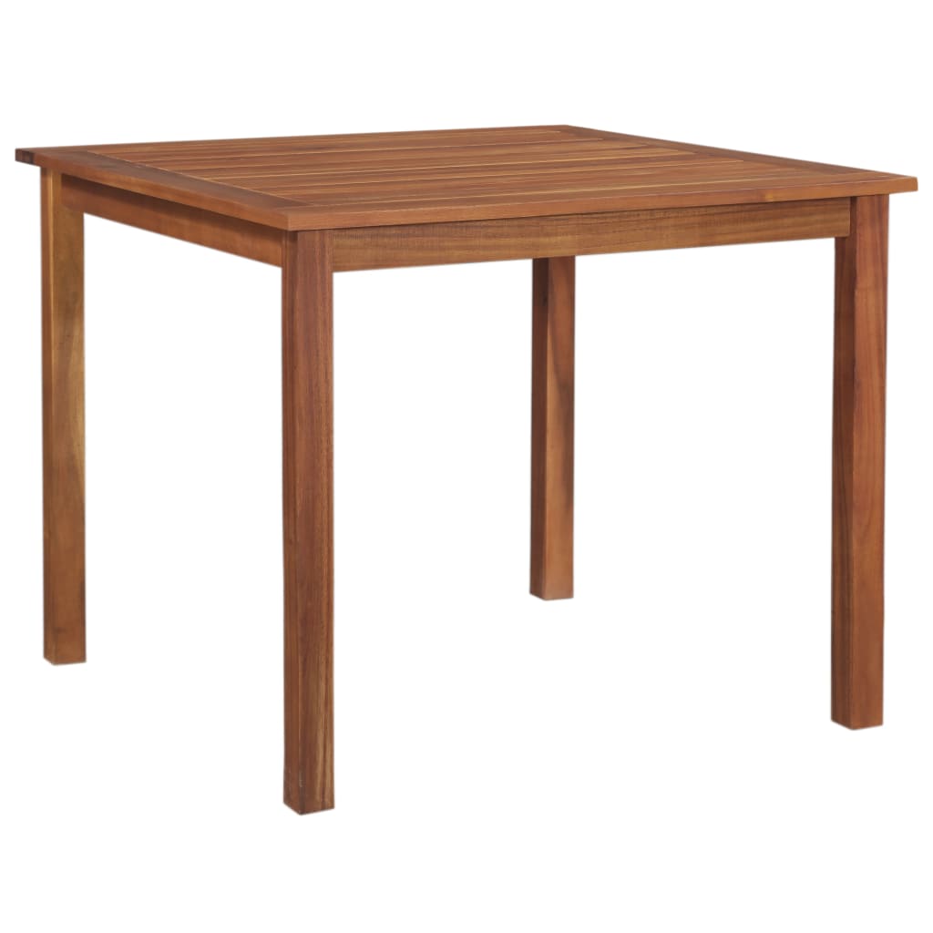 Patio Dining Table Solid Wood Acacia