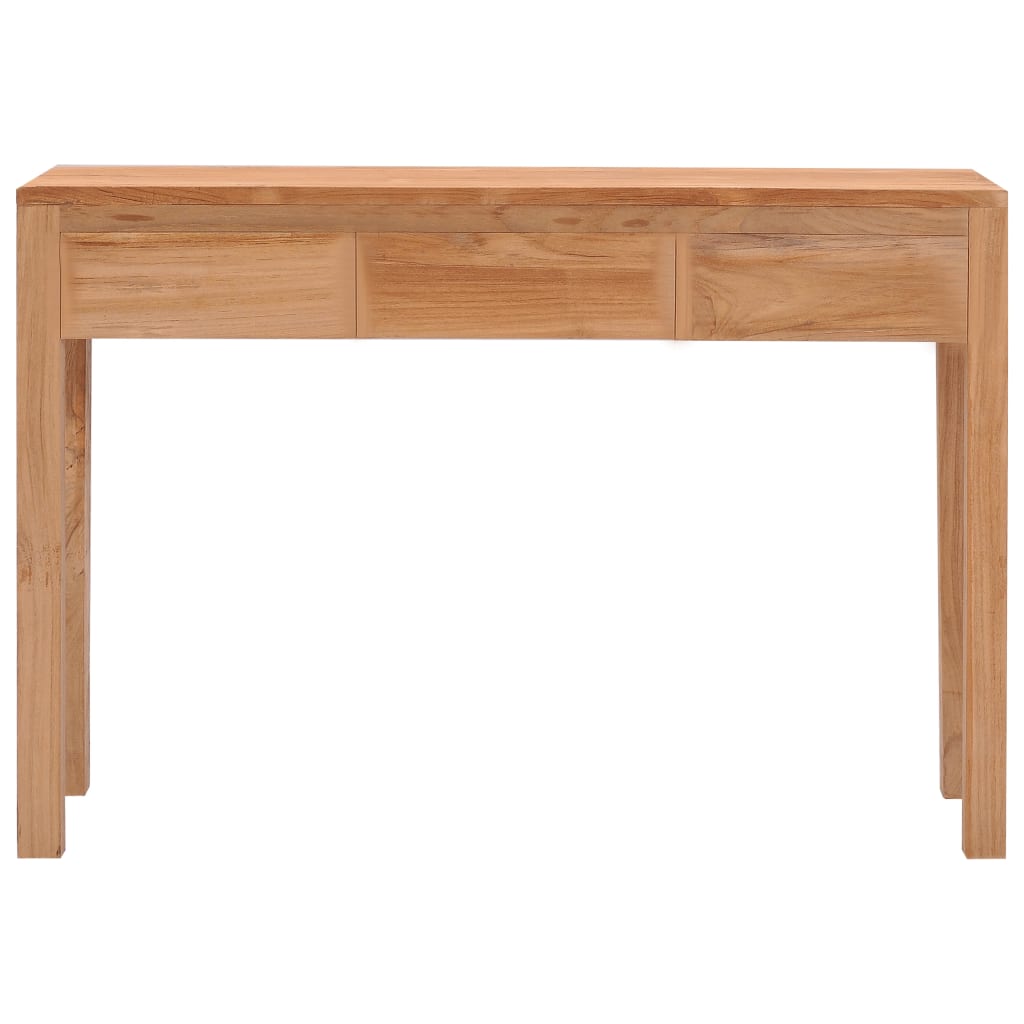 Console Table 43.3&quot;X13.8&quot;X29.5&quot; Solid Wood Teak