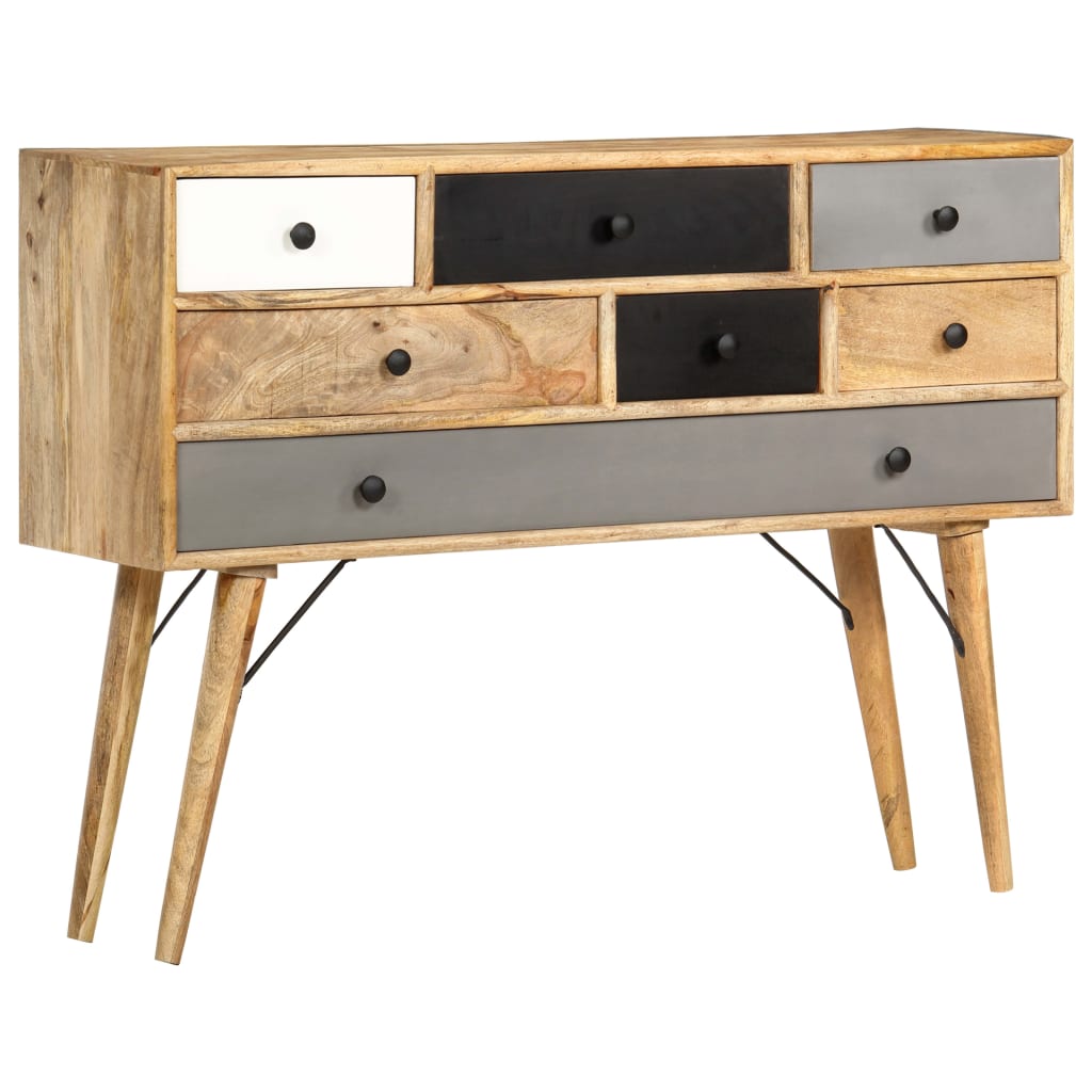 Sideboard 43.3&quot;X11.8&quot;X32.3&quot; Solid Mango Wood