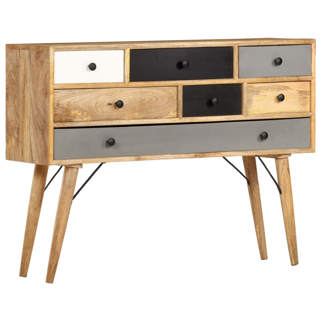 Sideboard 43.3&quot;X11.8&quot;X32.3&quot; Solid Mango Wood