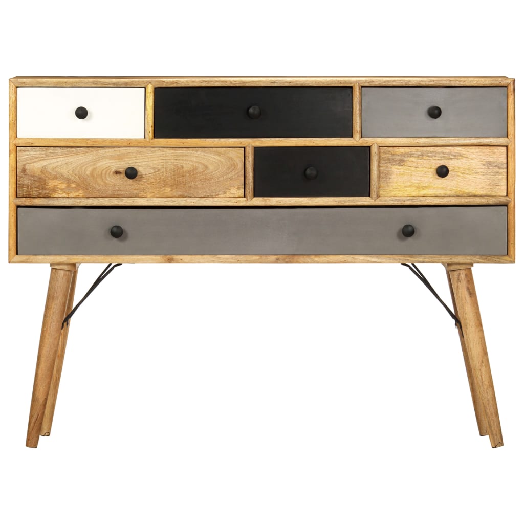 Sideboard 43.3&quot;X11.8&quot;X32.3&quot; Solid Mango Wood