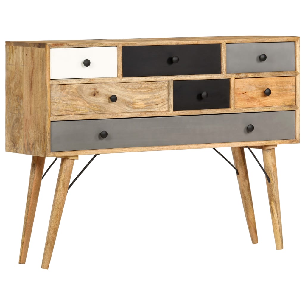 Sideboard 43.3&quot;X11.8&quot;X32.3&quot; Solid Mango Wood