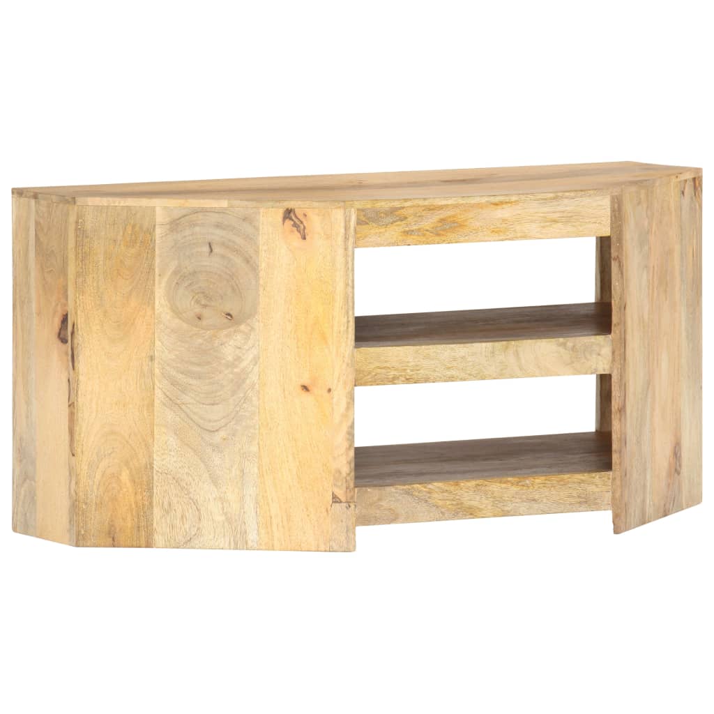 Corner Tv Stand 35.4&quot;X17.7&quot;X17.7&quot; Solid Wood Mango