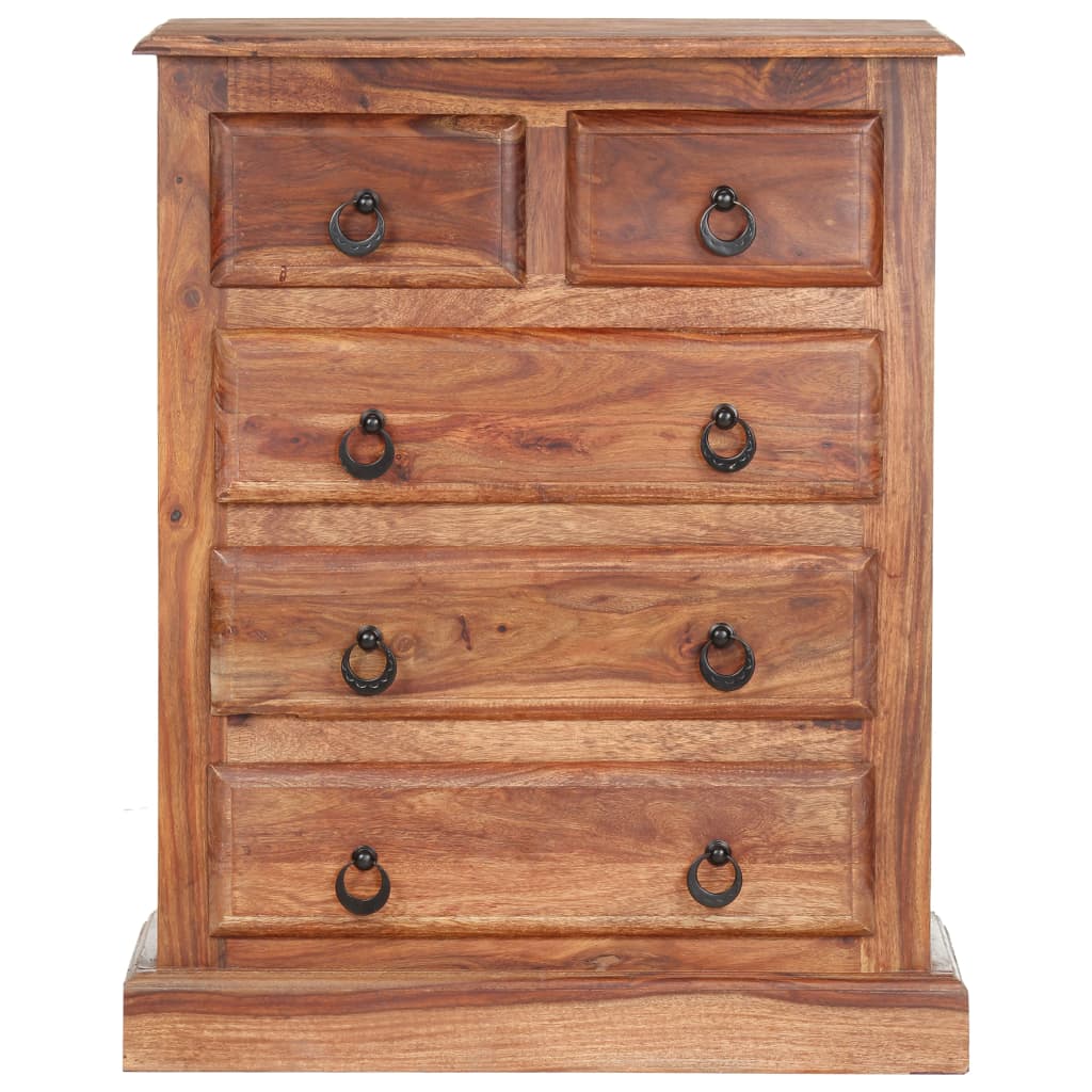 Drawer Cabinet 23.6&quot;X13.8&quot;X29.5&quot; Solid Sheesham Wood