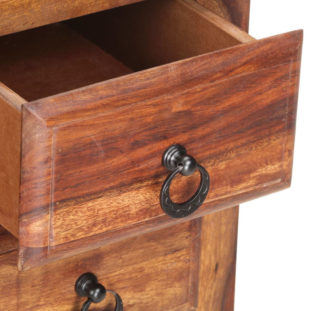 Drawer Cabinet 23.6&quot;X13.8&quot;X29.5&quot; Solid Sheesham Wood