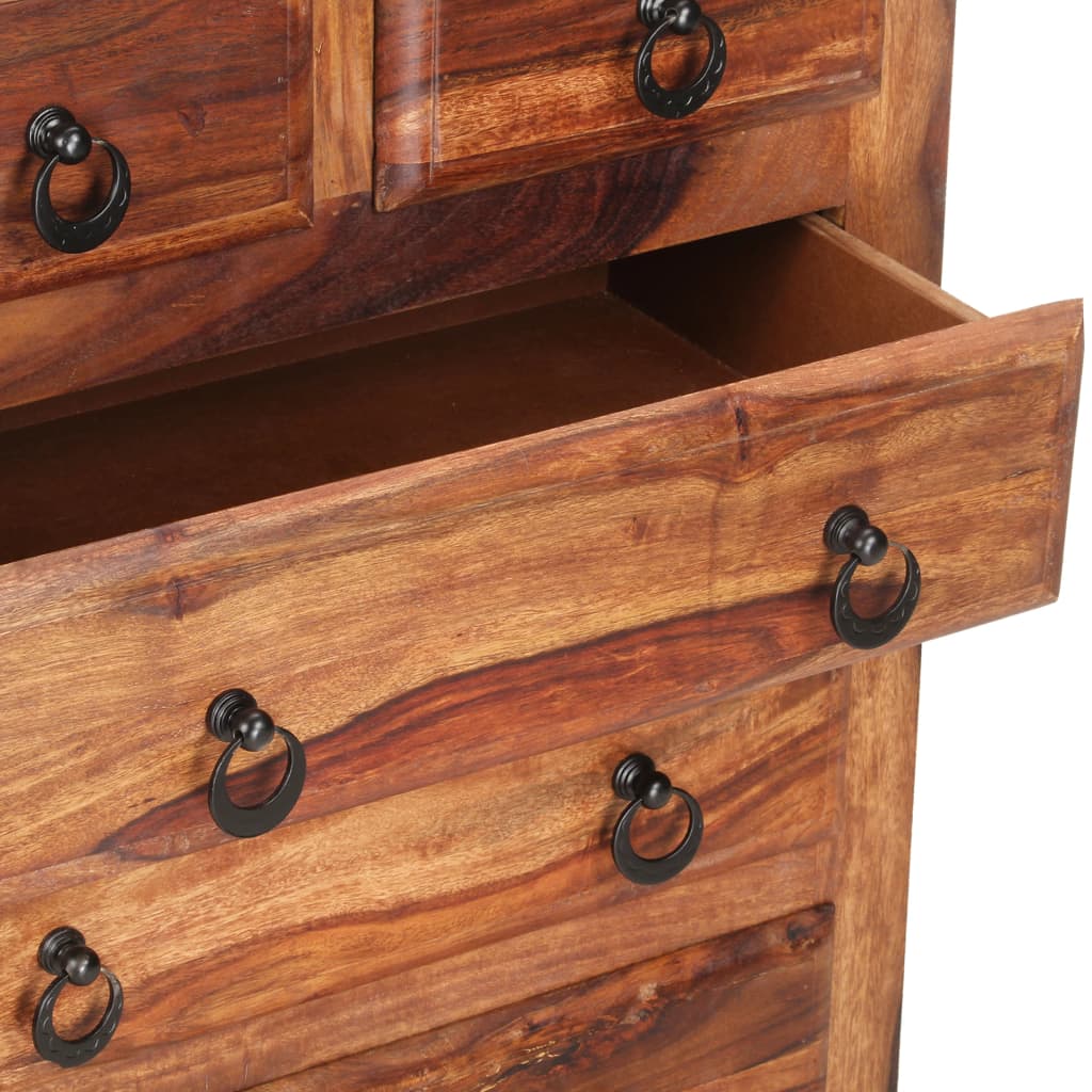 Drawer Cabinet 23.6&quot;X13.8&quot;X29.5&quot; Solid Sheesham Wood