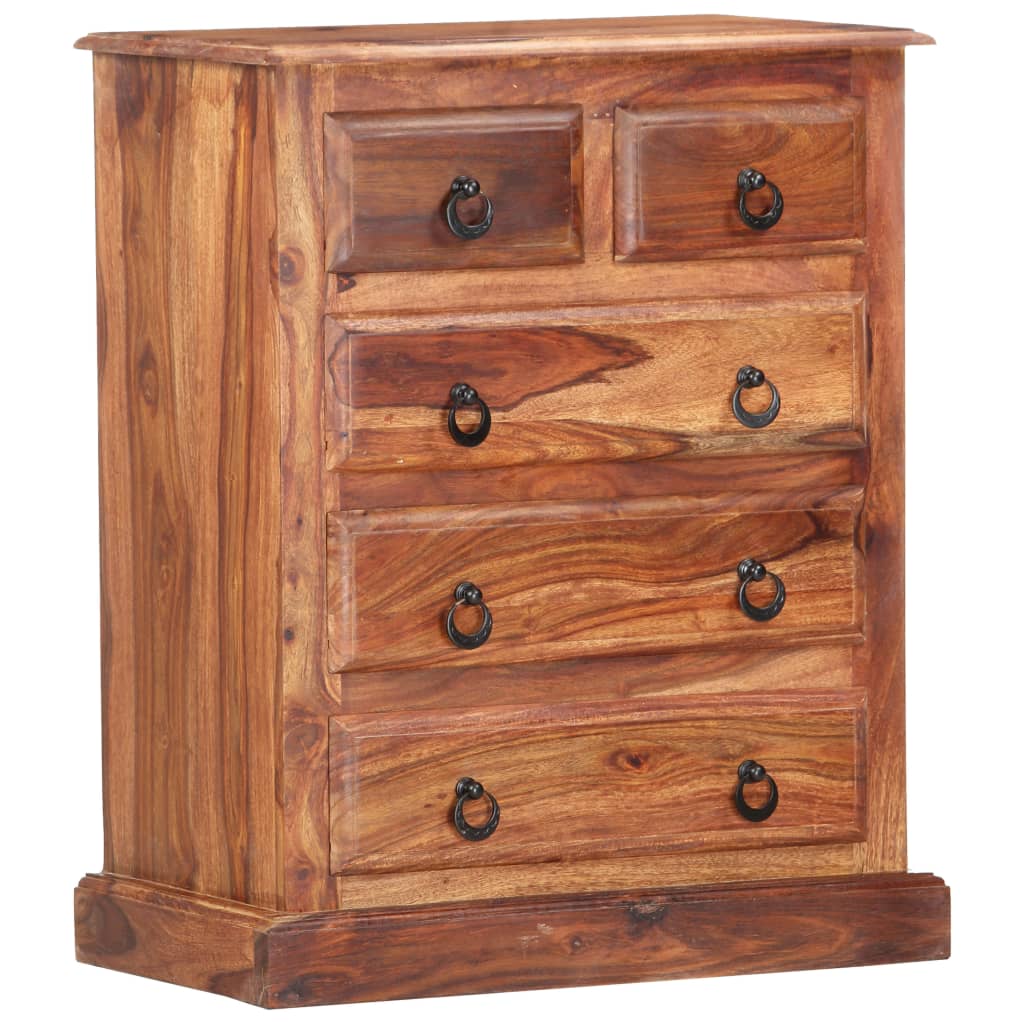 Drawer Cabinet 23.6&quot;X13.8&quot;X29.5&quot; Solid Sheesham Wood