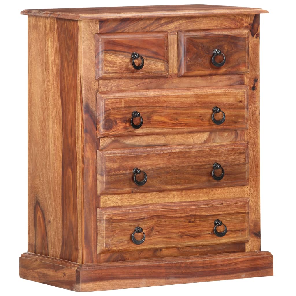 Drawer Cabinet 23.6&quot;X13.8&quot;X29.5&quot; Solid Sheesham Wood