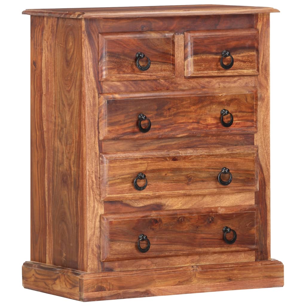 Drawer Cabinet 23.6&quot;X13.8&quot;X29.5&quot; Solid Sheesham Wood