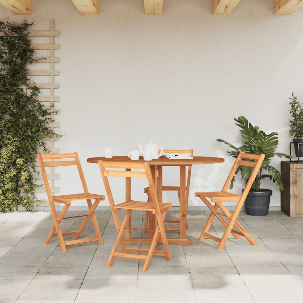 Folding Butterfly Patio Table Solid Teak Wood