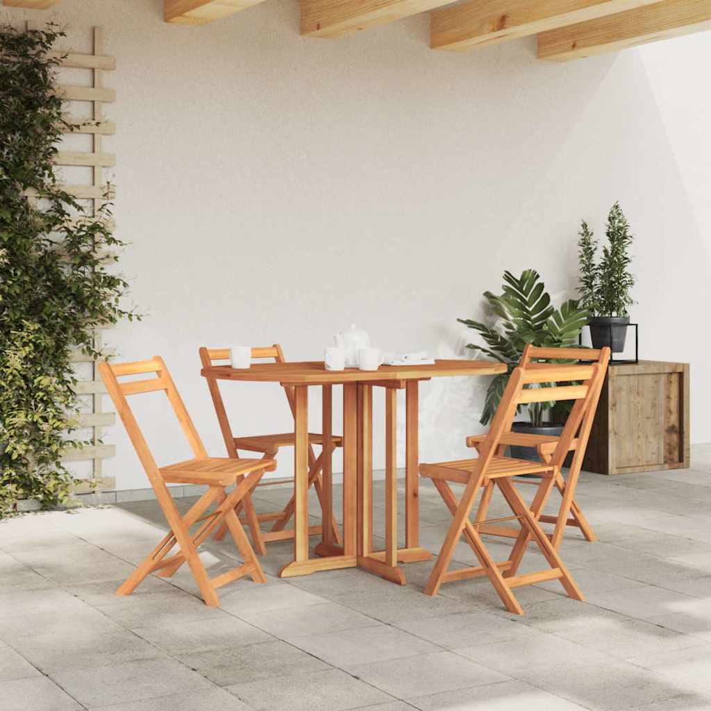 Folding Butterfly Patio Table Solid Teak Wood