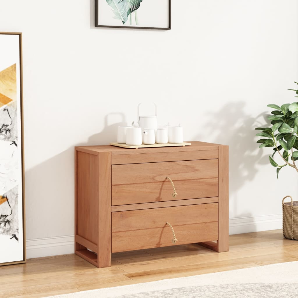 Sideboard 31.5&quot;X13.8&quot;X23.6&quot; Solid Teak Wood