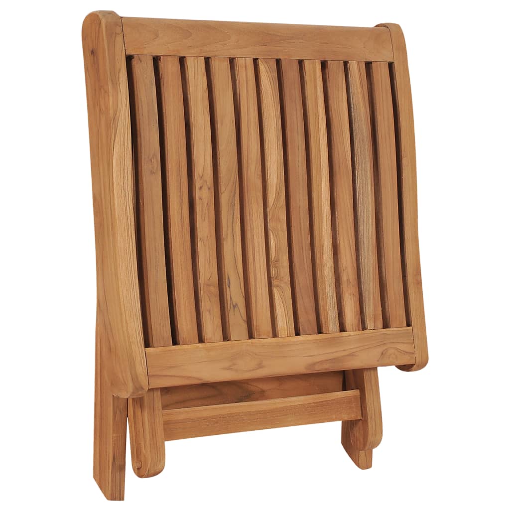 Folding Footrest 18.3&quot;X19.3&quot;X16.3&quot; Solid Teak Wood