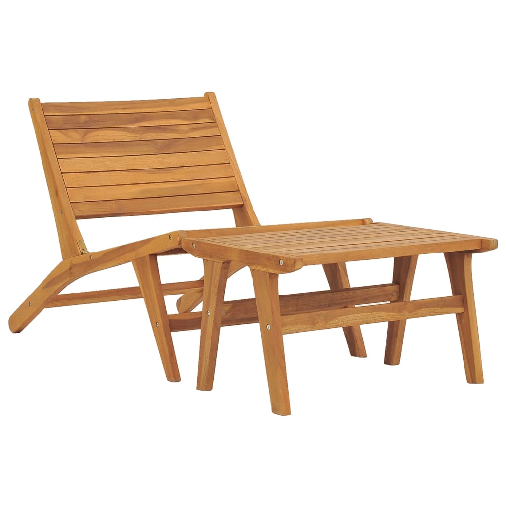 Patio Chair Solid Teak Wood