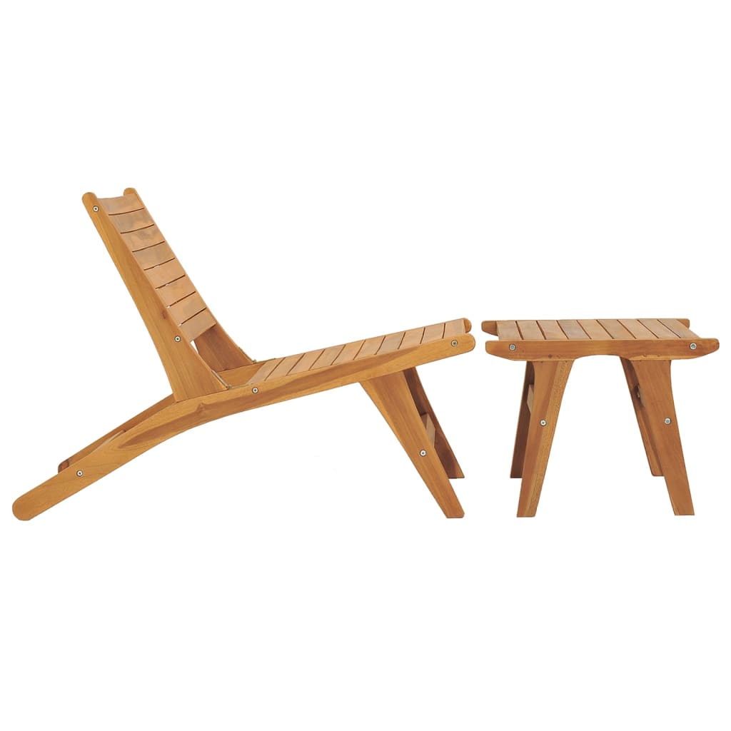 Patio Chair Solid Teak Wood