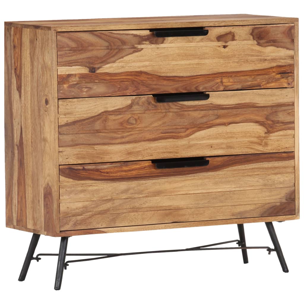 Sideboard 31.5&quot;X11.8&quot;X29.5&quot; Solid Sheesham Wood