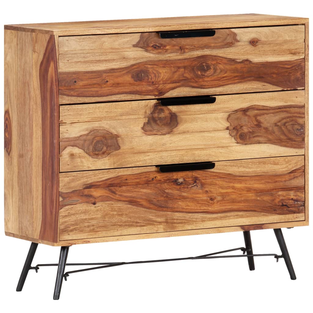 Sideboard 31.5&quot;X11.8&quot;X29.5&quot; Solid Sheesham Wood