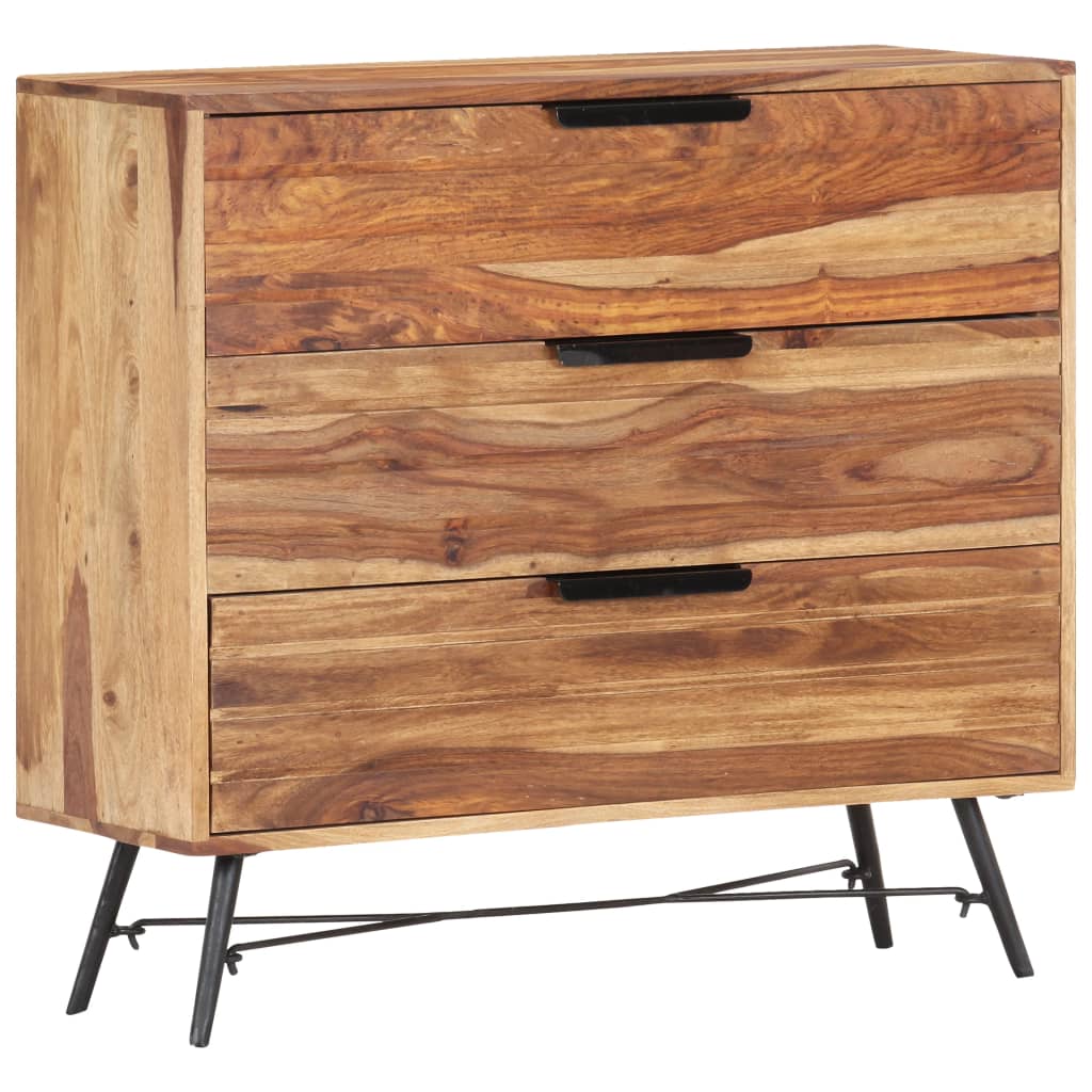 Sideboard 31.5&quot;X11.8&quot;X29.5&quot; Solid Sheesham Wood