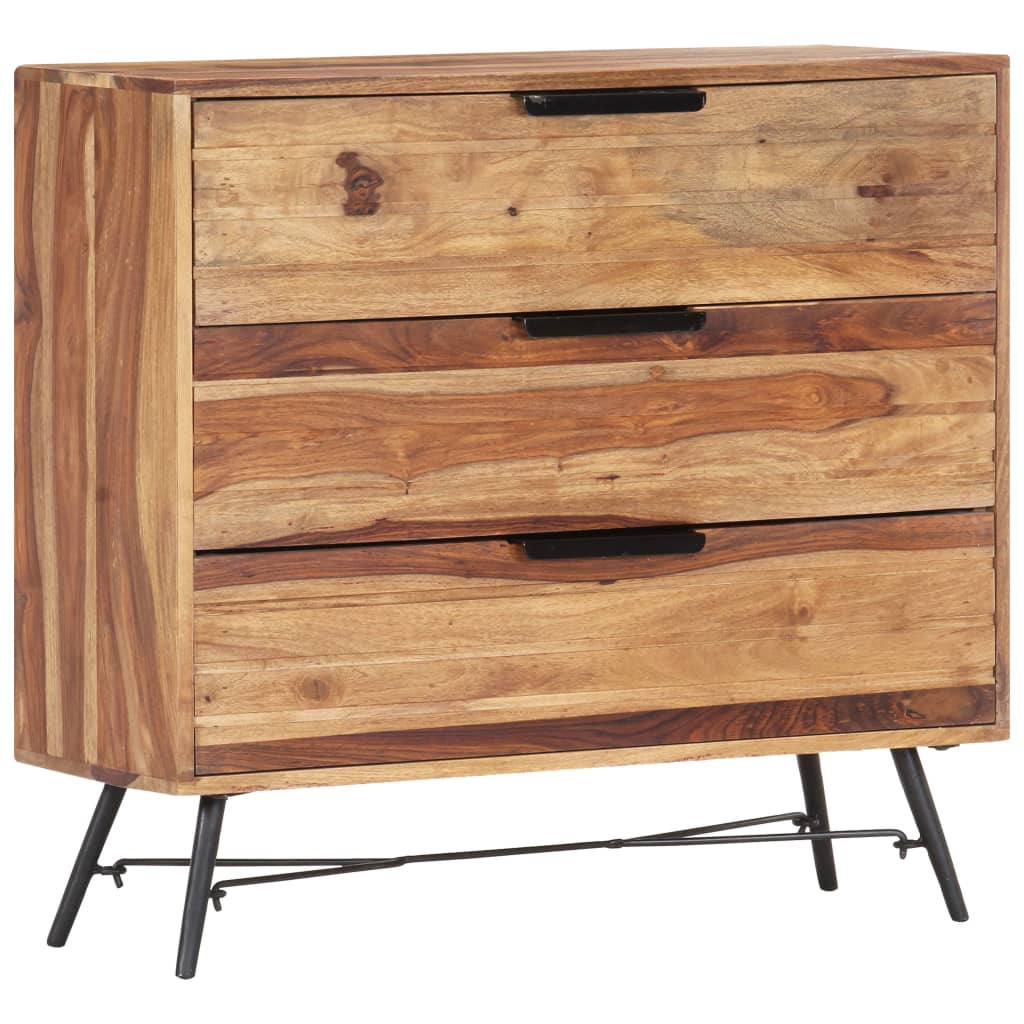 Sideboard 31.5&quot;X11.8&quot;X29.5&quot; Solid Sheesham Wood