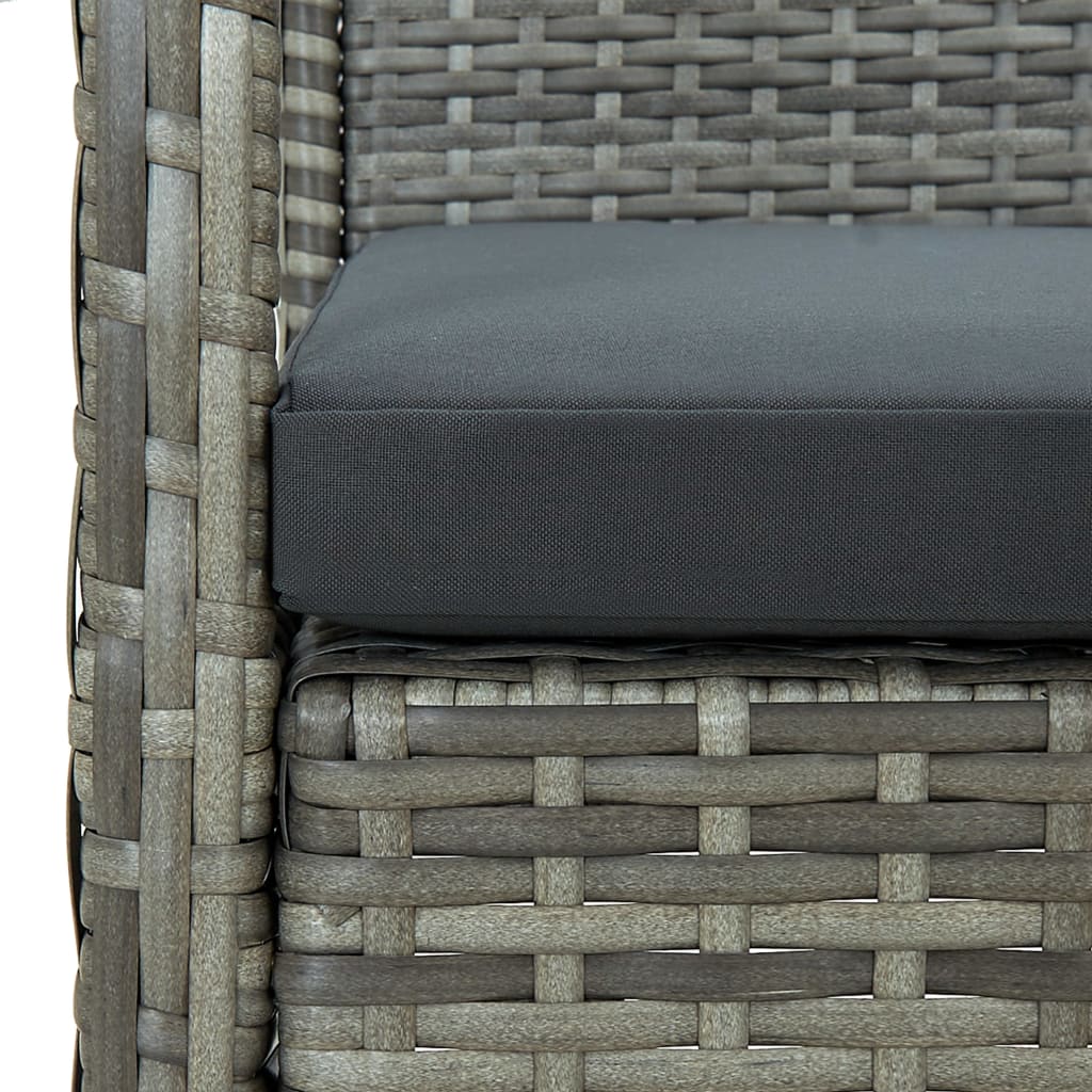 Patio Chair With Cushion Poly Rattan