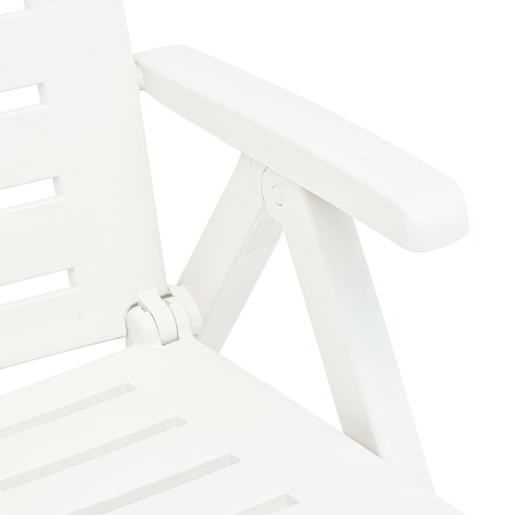 Folding Sun Lounger Plastic