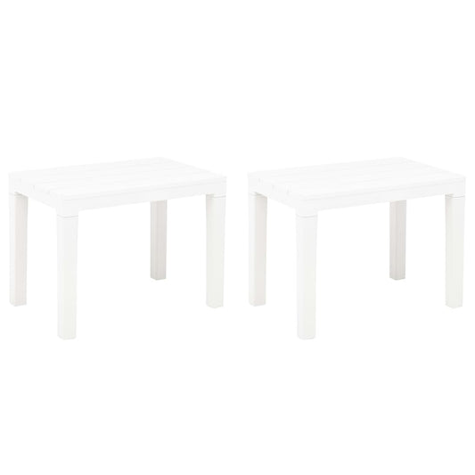 Patio Benches 2 Pcs Plastic