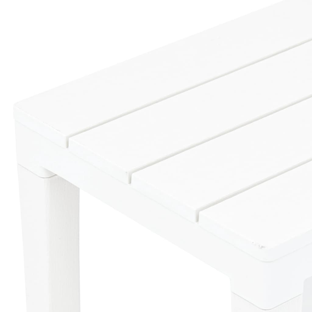 Patio Benches 2 Pcs Plastic