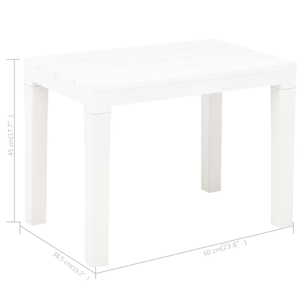 Patio Benches 2 Pcs Plastic