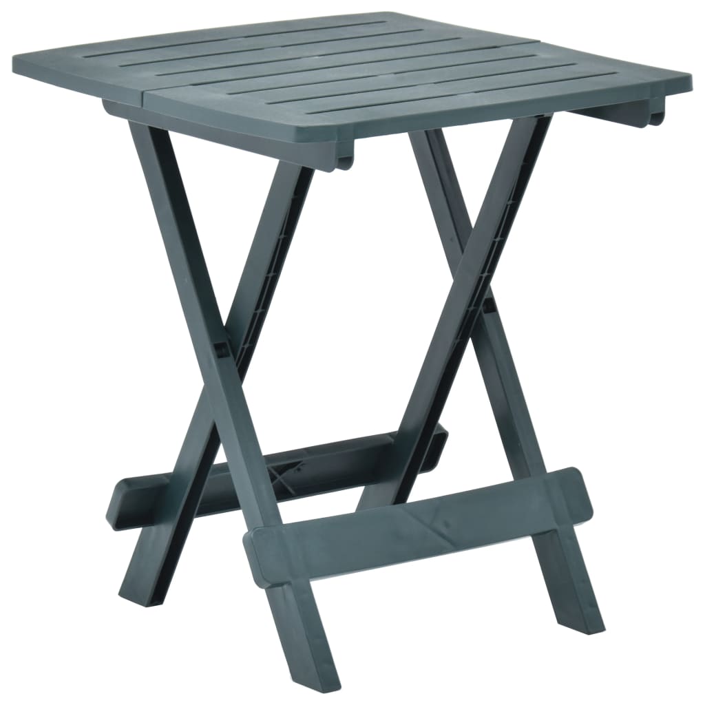 Folding Patio Table 17.7&quot;X16.9&quot;X19.7&quot; Plastic