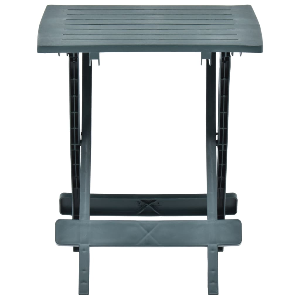 Folding Patio Table 17.7&quot;X16.9&quot;X19.7&quot; Plastic