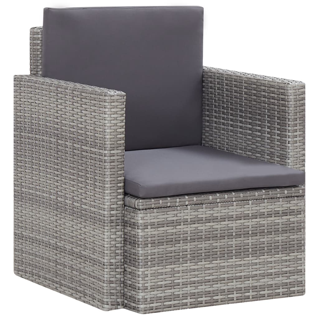 Patio Chair With Cushions Poly Rattan