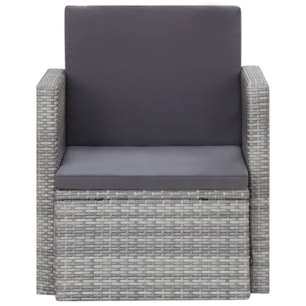 Patio Chair With Cushions Poly Rattan