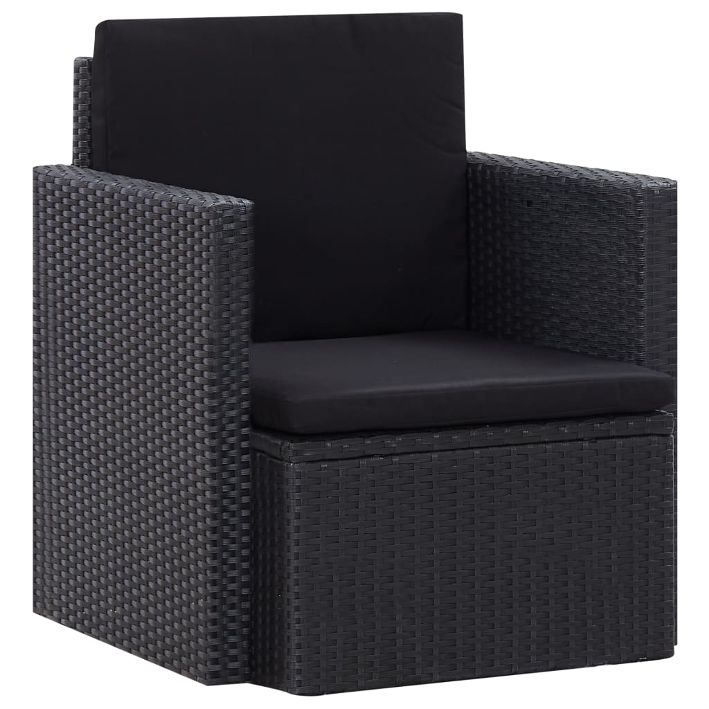 Patio Chair With Cushions Poly Rattan