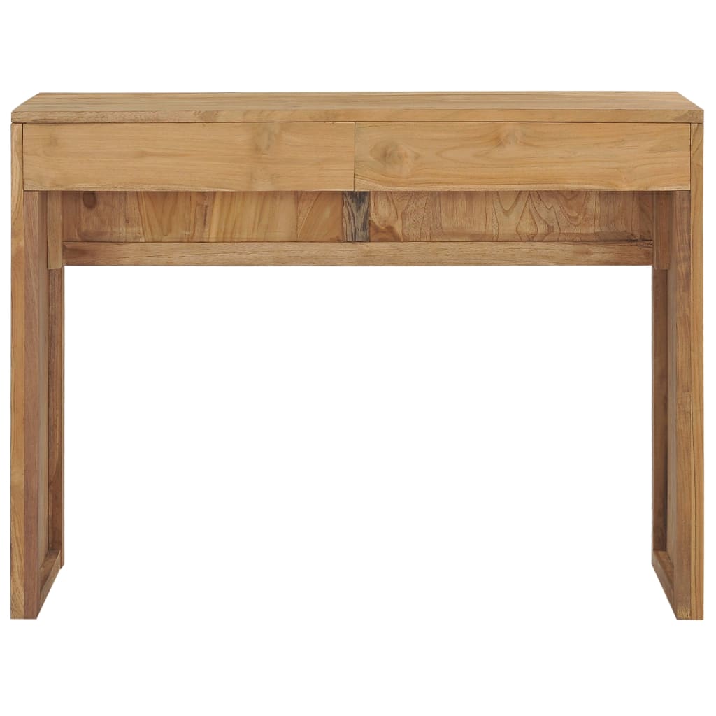 Console Table 39.4&quot;X13.8&quot;X29.5&quot; Solid Teak Wood