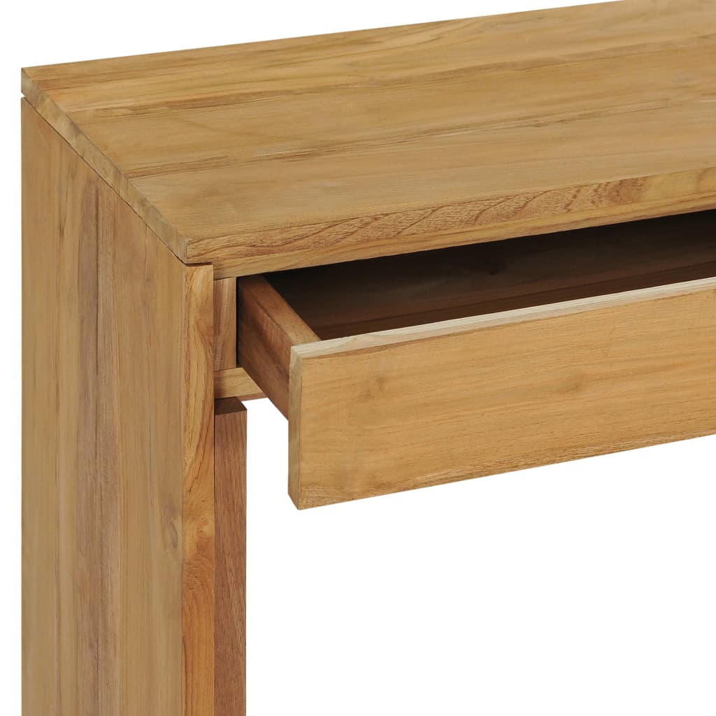 Console Table 39.4&quot;X13.8&quot;X29.5&quot; Solid Teak Wood