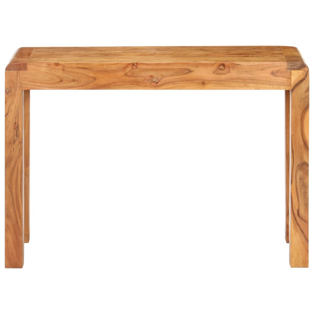 Console Table 43.3&quot;X15.7&quot;X29.9&quot; Solid Acacia Wood In Honey Finish